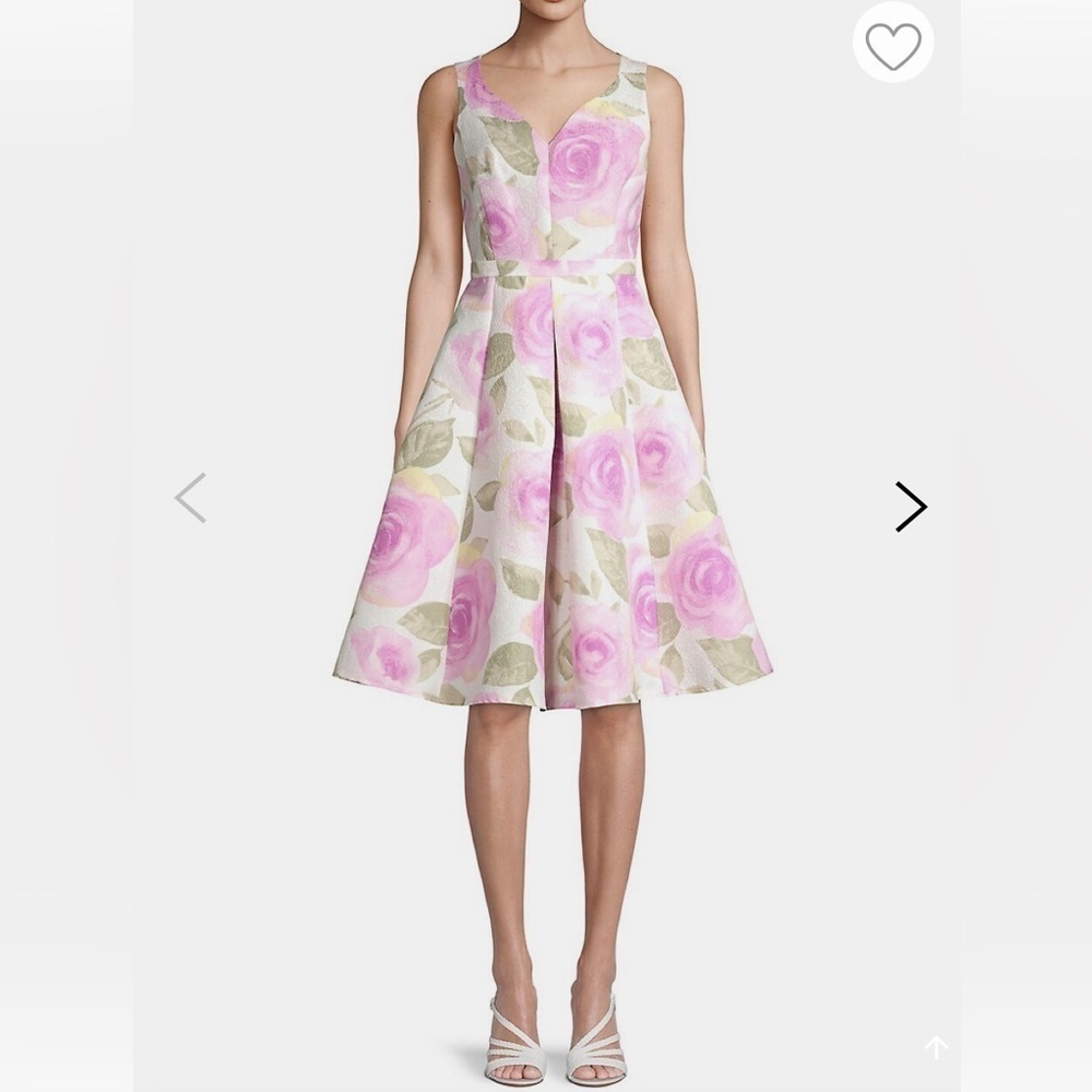 GABBY SKYE FLORAL , Wedding guest dress, Prom Dress, W/ Pockets Knee Length Sz 4
